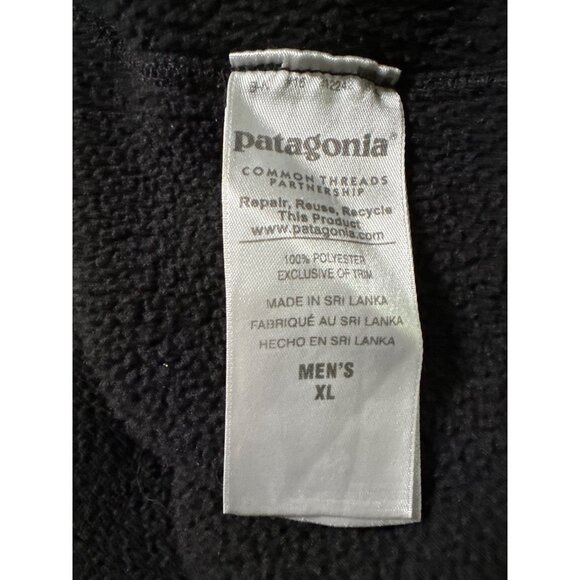 Patagonia Men's Black Better Sweater Fleece Vest XL READ - Picture 7 of 8